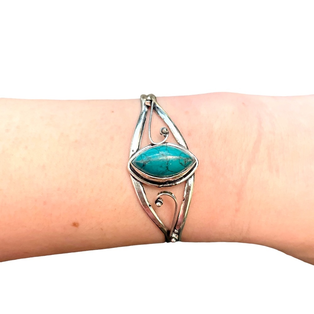 Turquoise Sterling Silver Cuff Bracelet